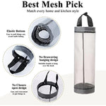 Mesh Grocery Bag Holder Hanging Storage Bag Dispenser