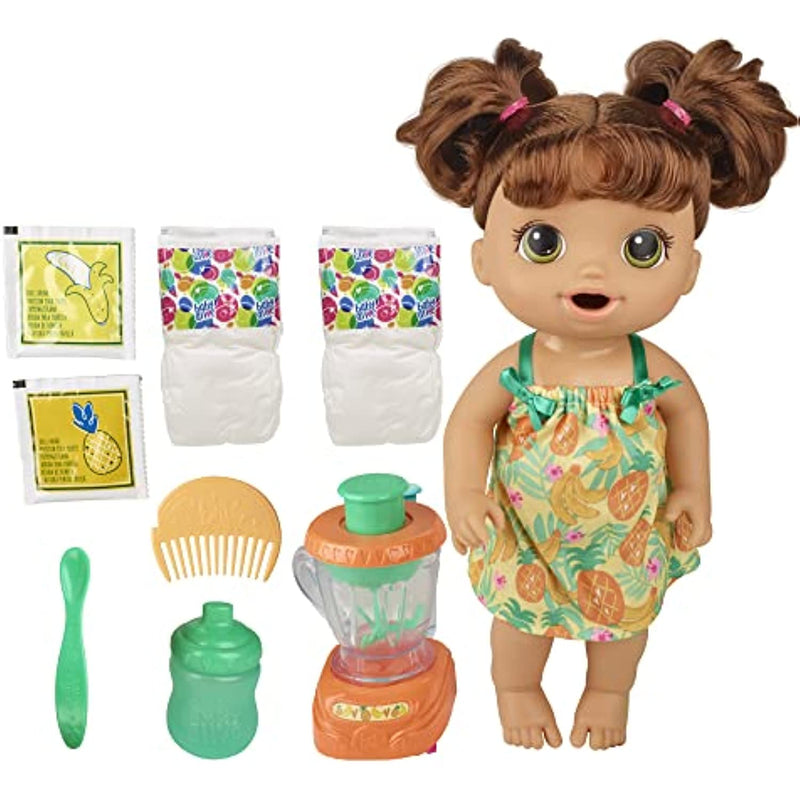 Baby Doll Tropical Treat With Blender Accessories For Kids Ages 3 And Up