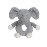 Baby Lovey Elephant Soft Rattle Toy Stuffed For Newborn Soft Hand Shaker Over 0 Months Gray Elephant 4 Inches