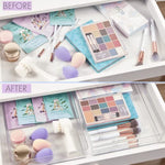 Wide Makeup Vanity Storage Bins
