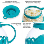 Micro Pop Microwave Popcorn Popper With Temperature Safe Glass