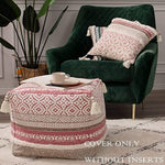 Braided Handwoven Casual Ottoman Pouf Cover