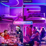 Bluetooth App Control Led Rope Lights With Remote