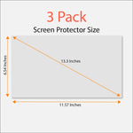 Anti Glare And Anti Finger Print Screen Protector 3 Pack For 13 3 Inches Laptop