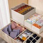 58 Cell Foldable Fabric Dresser Closet Organizers and Storage Bins