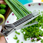 Multifunctional 5 Layers Stainless Steel Knive