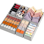 58 Cell Foldable Fabric Dresser Closet Organizers and Storage Bins