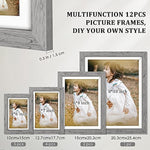 Wall Gallery Photo Frame for Tabletop Display and Wall Mounting Décor