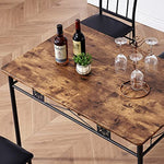 Dining Room Wooden Kitchen Table And Pu Cushion Chair Sets