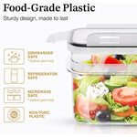 Food Storage Containers For Kitchen Organization 7 Pc