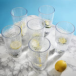 Unbreakable Plastic Tumbler Cups Set Of 6