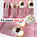 Large Fabric Pockets Hanging Shoe Rack