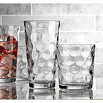 Glasses Set Of 16 8 Highball Glasses 17 Oz 8 Rocks Whiskey Glass Cups 13 Oz