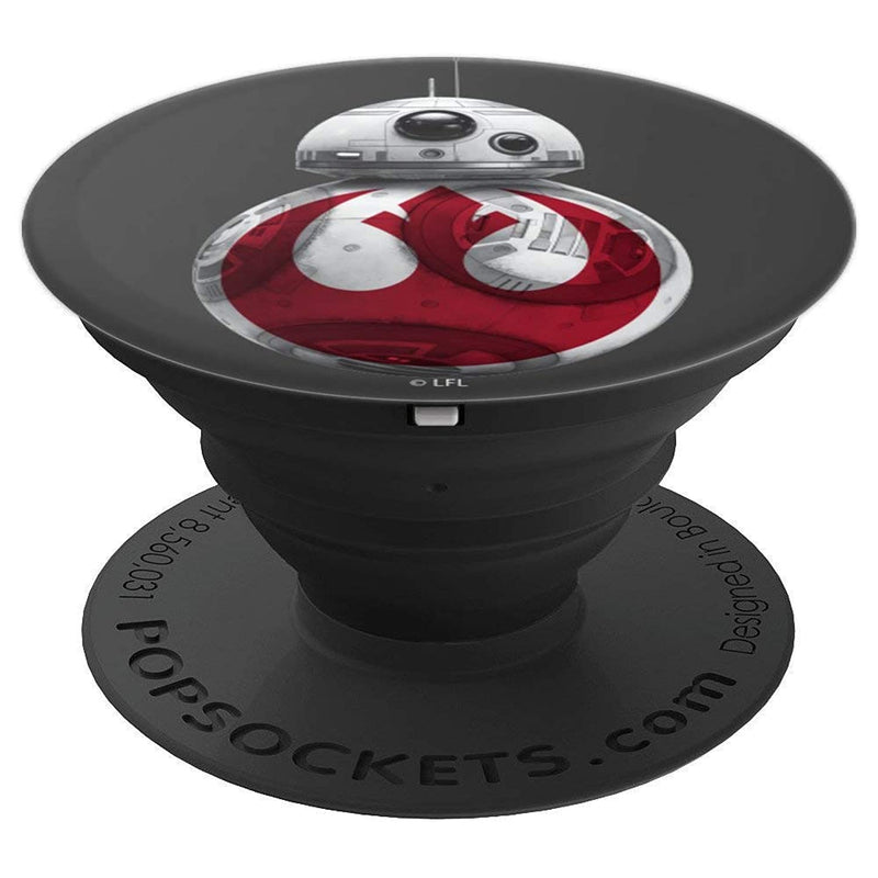 Star Wars Red Rebel Logo On Bb8 Portrait Grip And Stand For Phones And Tablets