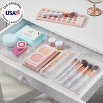 Wide Makeup Vanity Storage Bins