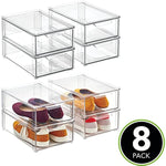 Plastic Stackable Closet Storage