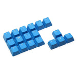 Rubber Gaming Backlit Keycaps Set For Cherry Mx Mechanical Keyboards Compatible Oem Include Key Puller Sky Blue