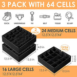 Fabric Foldable Dresser Closet Organizers