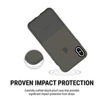 Incipio Ngp Translucent Case For Iphone Iphone Xs Max 6 5 With Flexible Shock Absorbing Drop Protection Black 1