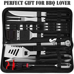 Stainless Steel Heavy Duty Bbq Tools With Glove And Corkscrew