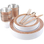 Disposable Dinnerware Set For Party Wedding Offices