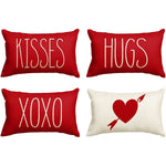 Valentines Day Saying Throw Pillow Cover