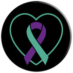 Suicide Prevention Awareness Products Ribbon Heart Grip And Stand For Phones And Tablets