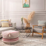 Braided Handwoven Casual Ottoman Pouf Cover
