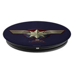 Captain Marvel Costume Symbol Grip And Stand For Phones And Tablets