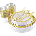 Disposable Dinnerware Set For Party Wedding Offices