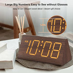 Wooden Digital Alarm Clocks for Bedrooms