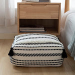 Braided Handwoven Casual Ottoman Pouf Cover