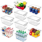 Food Storage Bins with Handle for Refrigerator