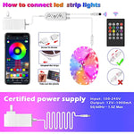 Bluetooth App Control Led Rope Lights With Remote