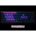 Rubber Gaming Backlit Keycaps Set 22 Keys For Cherry Mx Mechanical Keyboards Compatible Oem Include Key Puller Neon Jelly Pink