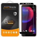 2 Pack Supershieldz Designed For Htc U11 Eyes Tempered Glass Screen Protector Full Screen Coverage Anti Scratch Bubble Free Black