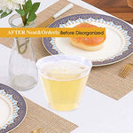 10 Oz Clear Disposable Plastic Cups For Wedding Thanksgiving Mothers Day Christmas Party