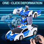 Remote Control Transforming Robot Cars For Kids 8 13 Year Old
