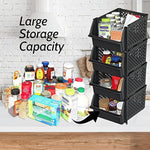 Plastic Stackable Storage Bins for Food