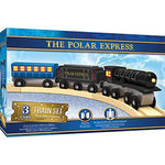 Masterpieces Wood Train Sets The Polar Express 3 Piece Train Set