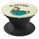 Sloffee Sloth Coffee Cute Coffee Addict Gift Grip And Stand For Phones And Tablets