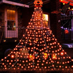 Halloween Decorations 6.6Ft Diameter 208 LED Halloween Lights with 8 Modes
