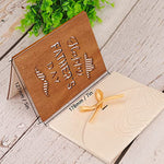 Wooden Greeting Card For Fathers