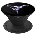 Breakdance B Boy Trick Silhouette Image Hip Hop Dance Gift Grip And Stand For Phones And Tablets