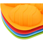 6 Cavity Easter Egg Shape Cake Baking Mold Diy Chocolate Bakeware Pan Set Of 4