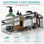 No Drilling Rustproof Shower Organizer for Bathroom