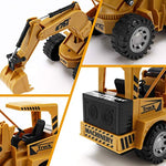 Rc Construction Excavator With Led Light Pretend Construction Playset