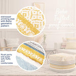 Braided Handwoven Casual Ottoman Pouf Cover