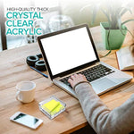 3 x 3 Crystal Clear Acrylic Notepad Holder W/O Pads