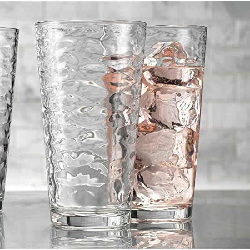 Drinking Glasses Set Of 10 Highball Glass Cups Premium Glass Quality Coolers 17 Oz